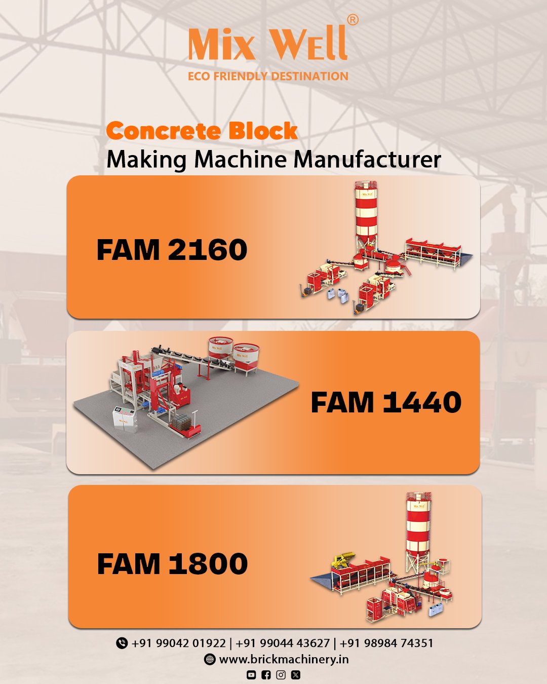 MixWell Concrete Block Making Machines